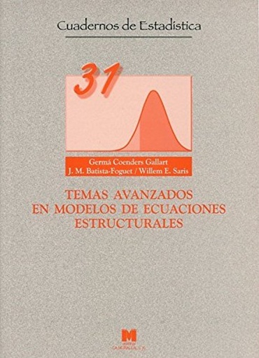 [9788471337528] TEMAS AVANZADOS EN MODELOS DE ECUACIONES ESTRUCTURALES