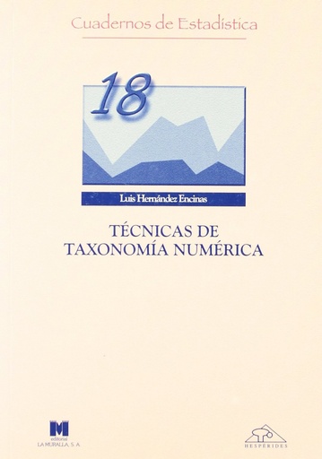 [9788471337153] 18.Técnicas de taxonimía numérica.