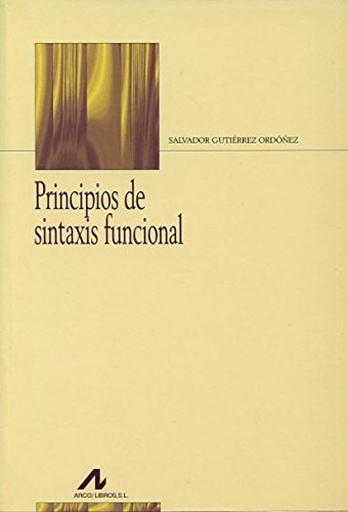 [9788476352823] Principios de sintaxis funcional