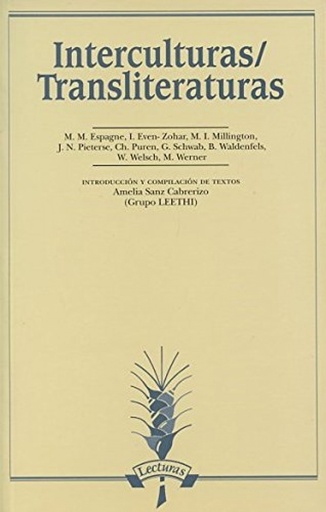 [9788476357262] Interculturas Transliteraturas