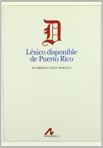 [9788476353530] Léxico disponible de puerto Rico