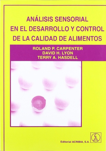 [9788420009889] Analisis sensorial derrallo y control calidad de alimentos