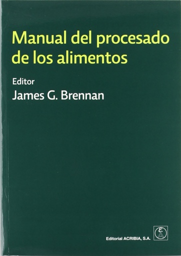 [9788420010991] Manual del proceso de los alimentos