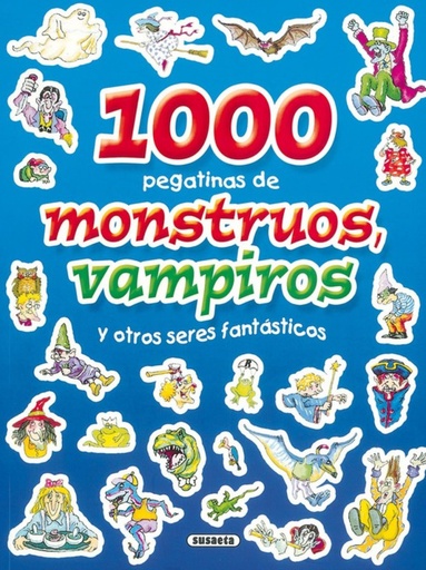 [9788430567744] 1000 pegatinas monstruos, vampiros y otros seres fantasticos