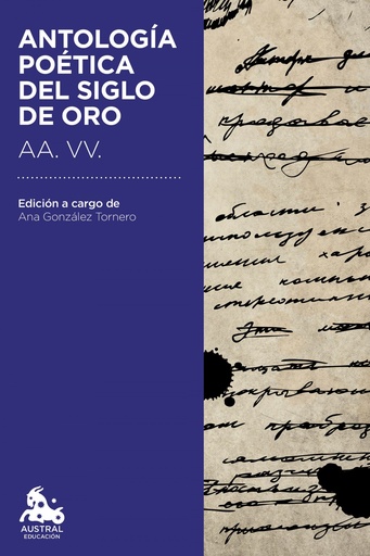 [9788467041934] Antología poética del siglo de oro