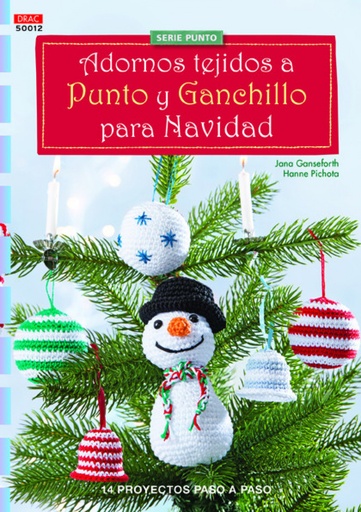 [9788498744279] Adornos tejidos a punto y ganchillo para navidad