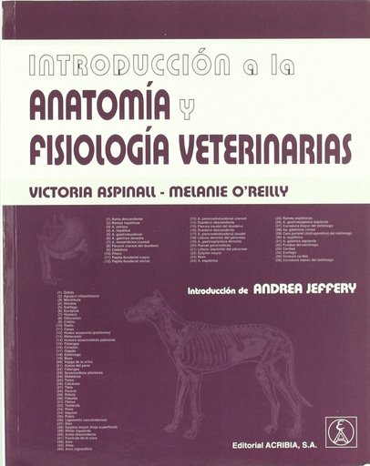 [9788420010915] Introduccion a la anatomia y fisiologia veterinarias