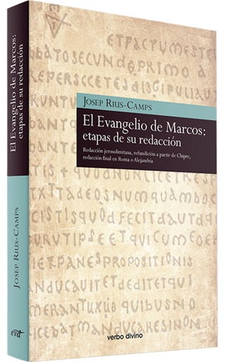 [9788481698220] Evangelio Marcos etapas su redaccion.(Estudios Biblicos)