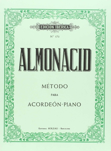 [9788480204897] Método para acordeón-piano