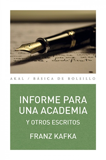 [9788446041740] Informe para una academia y otros escritos