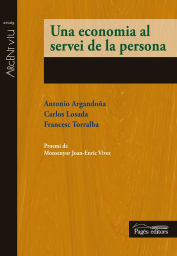 [9788499756196] Una economia al servei de la persona