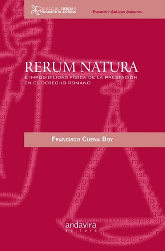 [9788484085799] Rerum natura imposibilidad fisica prestacion derecho romano