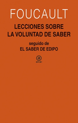 [9788446042037] Lecciones sobre la voluntad saber seguido saber Edipo