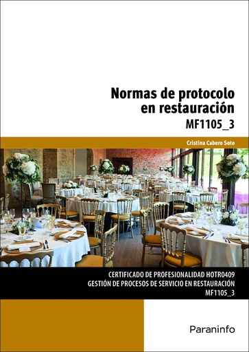 [9788428397384] Normas de protocolo en restauración