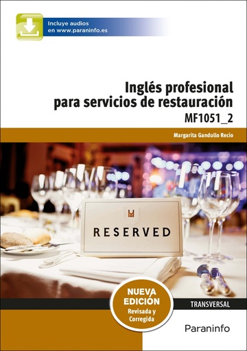 [9788428396936] Inglés profesional para servicios de restauración