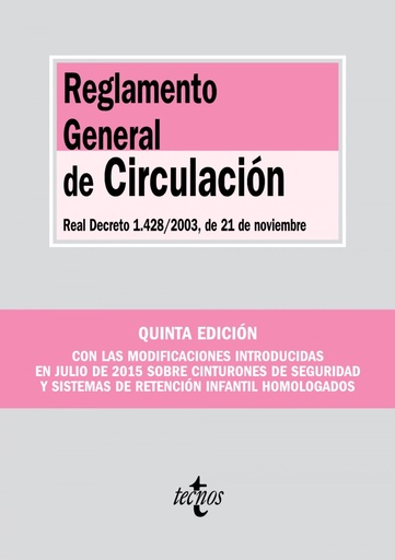 [9788430967773] Reglamento general de circulación