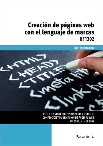 [9788428398275] Creación paginas web con el lenguaje de marcas