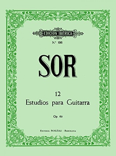 [9788480205146] 12 Estudios guitarra Op.60