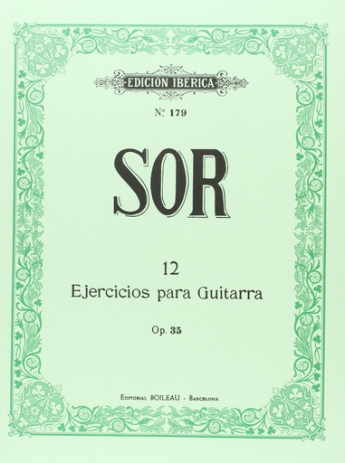 [9788480204958] 12 Ejercicios para guitarra Op.35