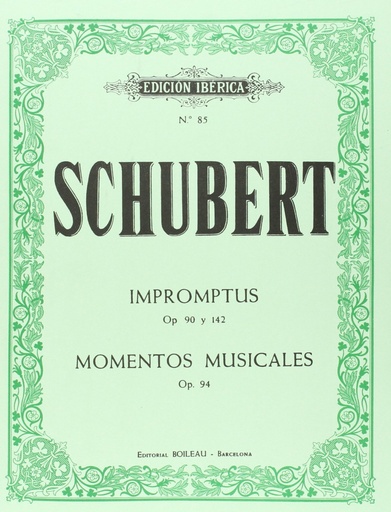 [9788480204002] Impromptus Op.90 y Op.142. Momentos musicales Op.94