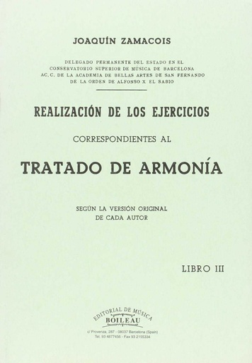 [9788480207294] Realización Ejer.Armonía Vol.III