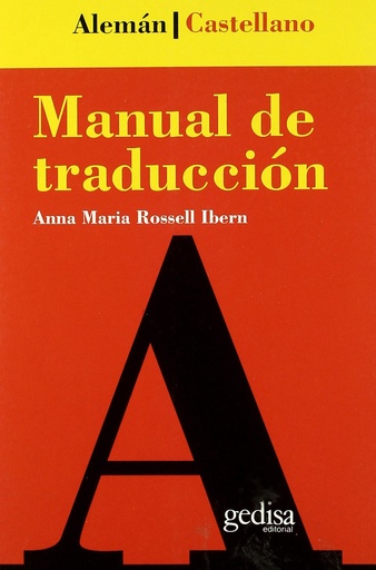 [9788474325539] Manual De Traduccion Aleman-Castellano