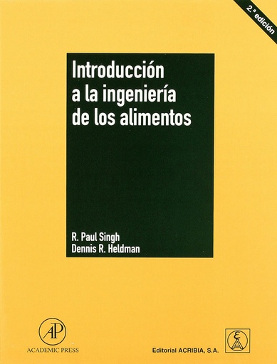 [9788420011240] INTRODUCCIÓN A LA INGENIERÍA DE LOS ALIMENTOS