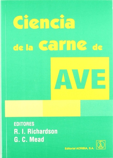 [9788420009445] CIENCIA DE LA CARNE DE AVE