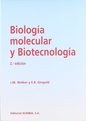 [9788420008295] BIOLOGÍA MOLECULAR/BIOTECNOLOGÍA