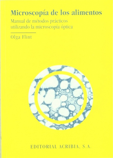 [9788420008165] MICROSCOPÍA DE LOS ALIMENTOS