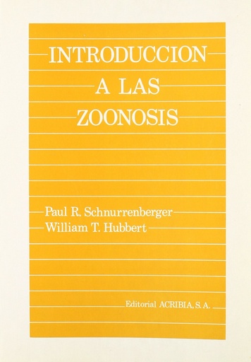 [9788420006031] INTRODUCCIÓN A LAS ZOONOSIS