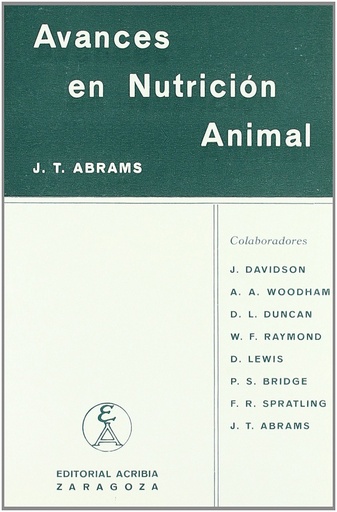 [9788420000848] AVANCES EN NUTRICIÓN ANIMAL