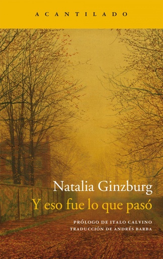 [9788416011957] Y eso fue lo que pasó