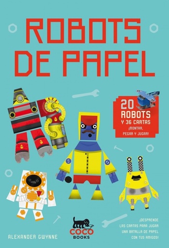 [9788494374609] Robots de papel: 20 robots y 36 cartas