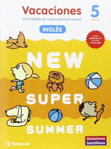 [9788466823029] NEW SUPER SUMMER 5º PRIMARIA BOOK AUDIO