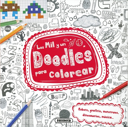 [9788467749403] Los mil y un doodles para colorear