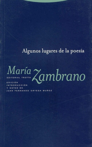 [9788481649277] Algunos lugares de la poesía