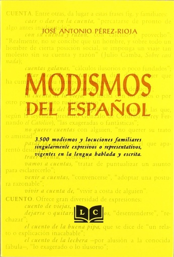 [9788485664900] Modismos del español.