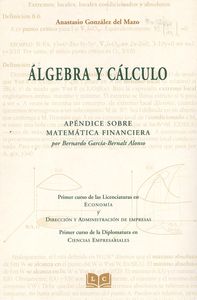 [9788495195685] álgebra y cálculo