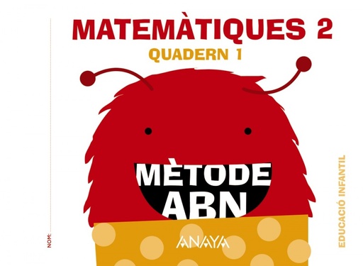 [9788469825600] quadern matemàtiques 1 *abn* infantil 4 anys 2016