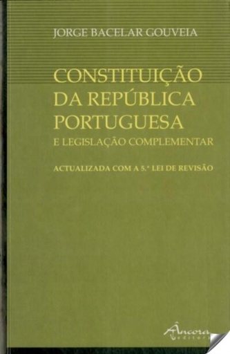 [9789727800698] CONSTITUIÇÃO REPÚBLICA PORTUGUESA