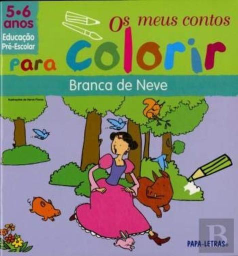 [9789728516826] Os M/ Contos P/ Colorir 5/6 Anos û Branca De Neve