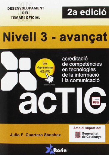 [9788494300769] Desenvolupament temari oficial ACTIC nivell 3 avançat