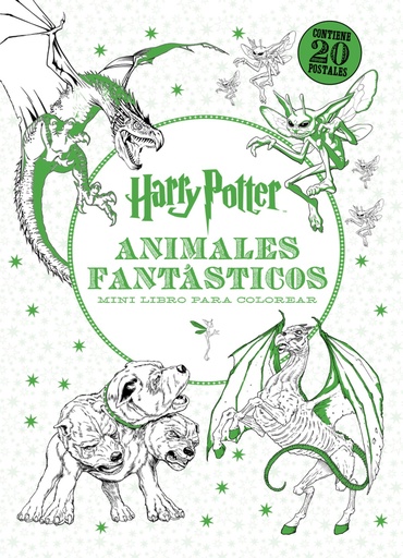 [9788868219970] MINI LIBRO PARA COLOREAR HARRY POTTER ANIMALES FANTASTICOS