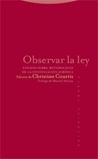 [9788481648621] OBSERVAR LA LEY