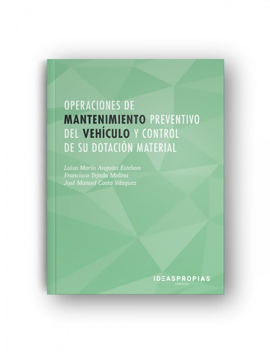 [9788498394856] Oper.manten.preventivo vehiculo y control dotacion material