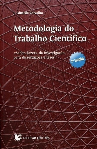 [9789725922446] Metodologia do Trabalho Científico