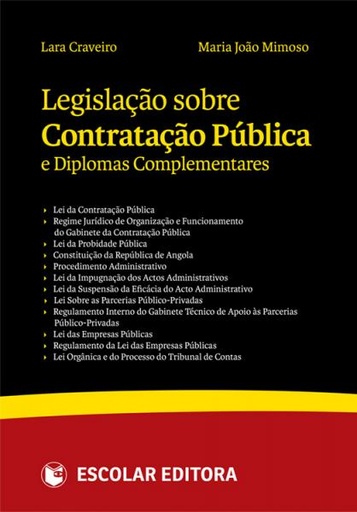 [9789896690496] LegislaÇao Sobre ContrataÇao Pública e Diplomas Complementares