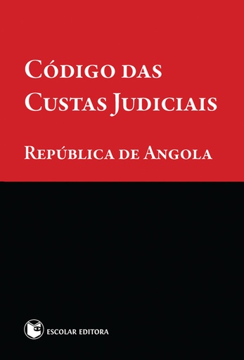 [9789896690045] Código das Custas Judiciais República de Angola