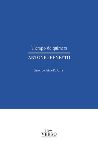 [9788494524035] TIEMPO DE QUIMERA